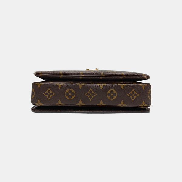 MÉTIS MM Monogram Coated Canvas Brown