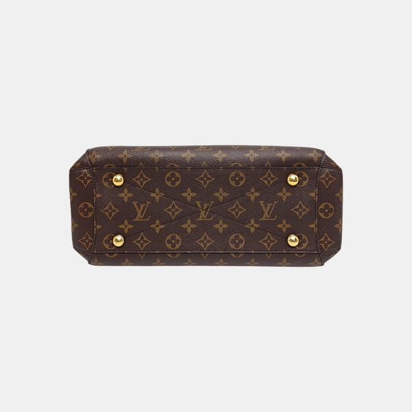 MONTAIGNE MM Monogram Coated Canvas Brown
