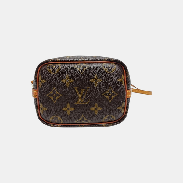 NÉONOÉ Nano Monogram Coated Canvas Brown