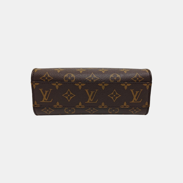 SAC PLAT BB Monogram Coated Canvas Brown