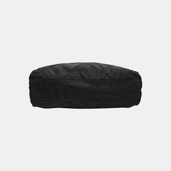 Nylon Quilted Nylon Black