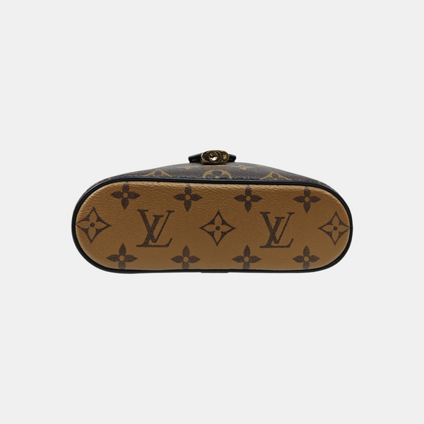 Vanity Chain Pouch Monogram Coated Canvas Brown