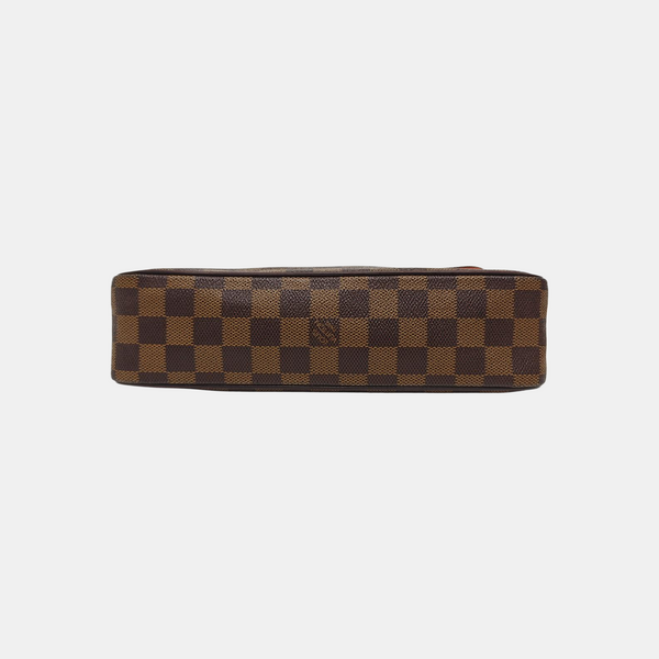 RECOLETA Damier Ebene Coated Canvas Brown