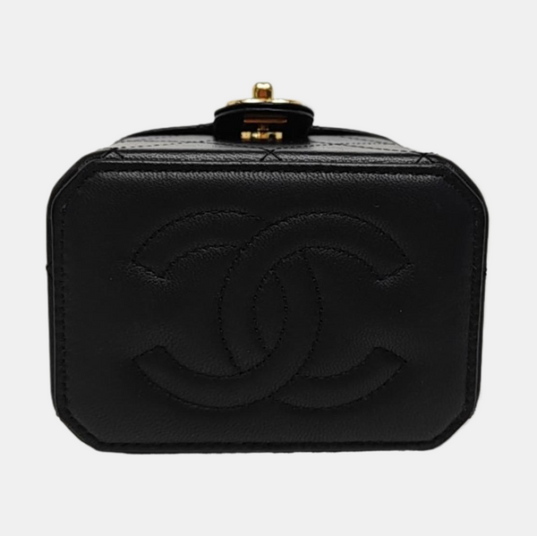 Quilted Lambskin Small Black