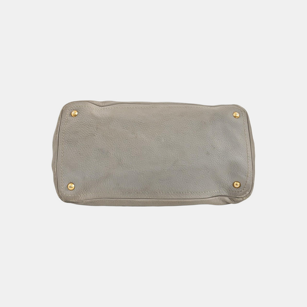 Calfskin Tote Bag Gray