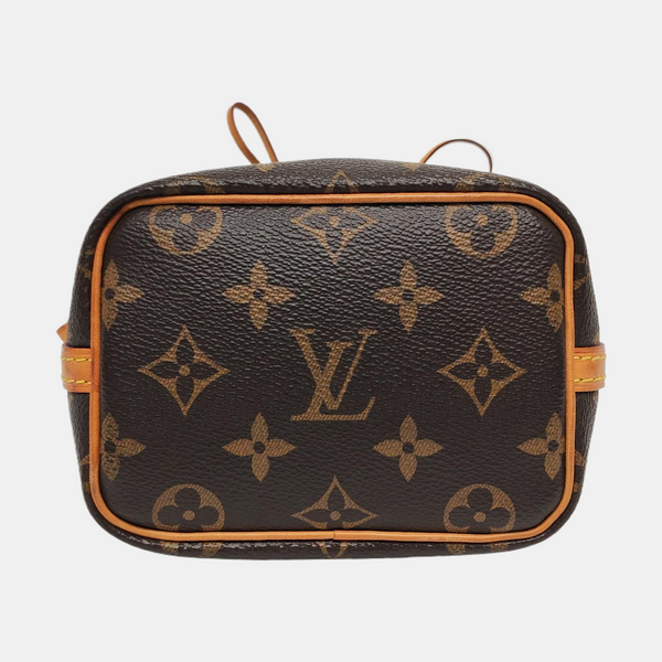NÉONOÉ Nano Monogram Coated Canvas Brown
