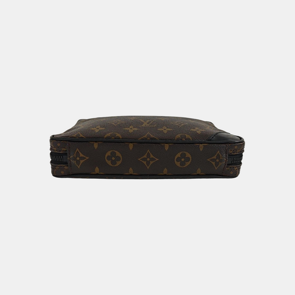 TROUSSE TOILETTE Monogram Coated Canvas Brown