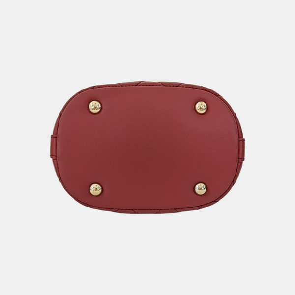 Quilted Calfskin Shoulder Bag Red