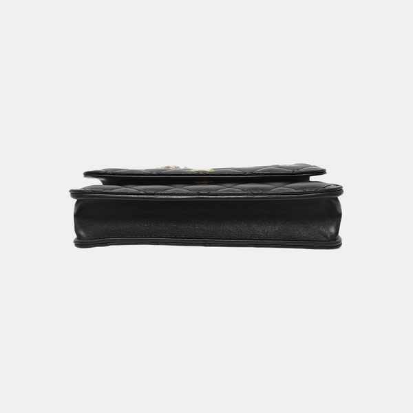 WOC Quilted Lambskin Black