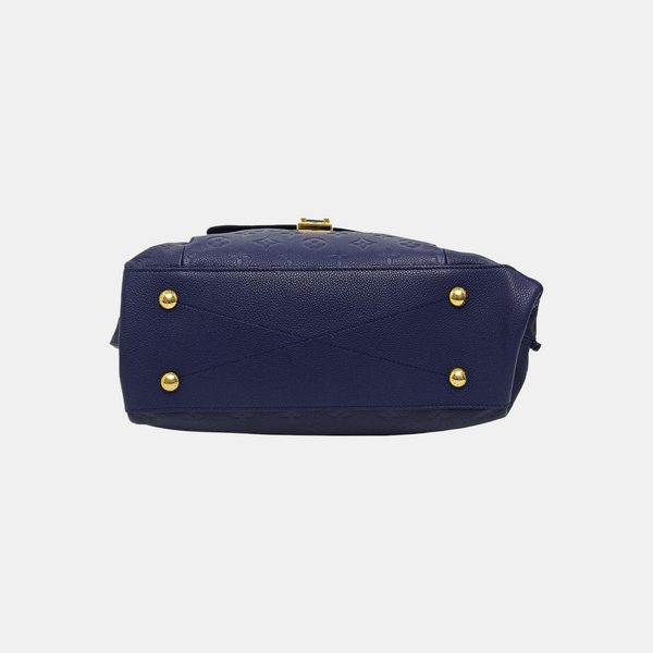 Authenticated pre-owned MÉTIS Monogram Calfskin Blue - Bucket Bag at Looply