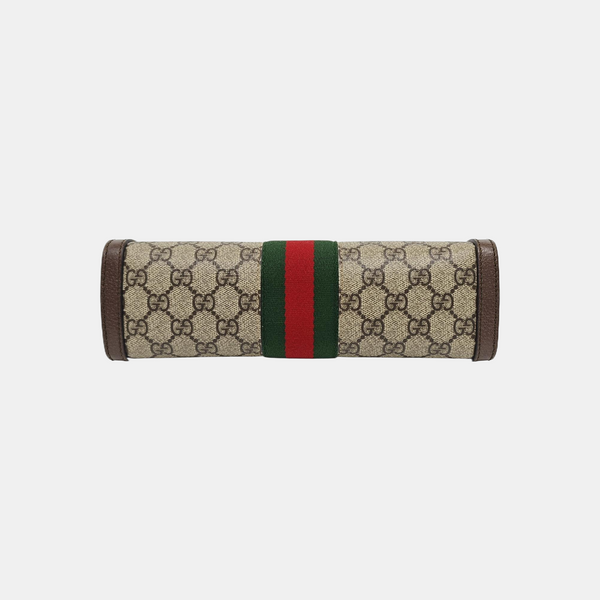 Ophidia Small Monogram Coated Canvas Beige