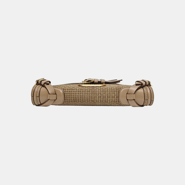 Suede Crossbody Bag Beige