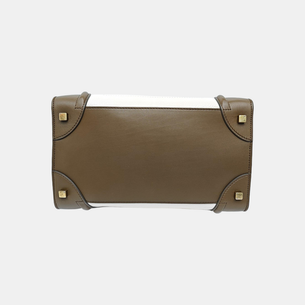 LUGGAGE Mini Calfskin White