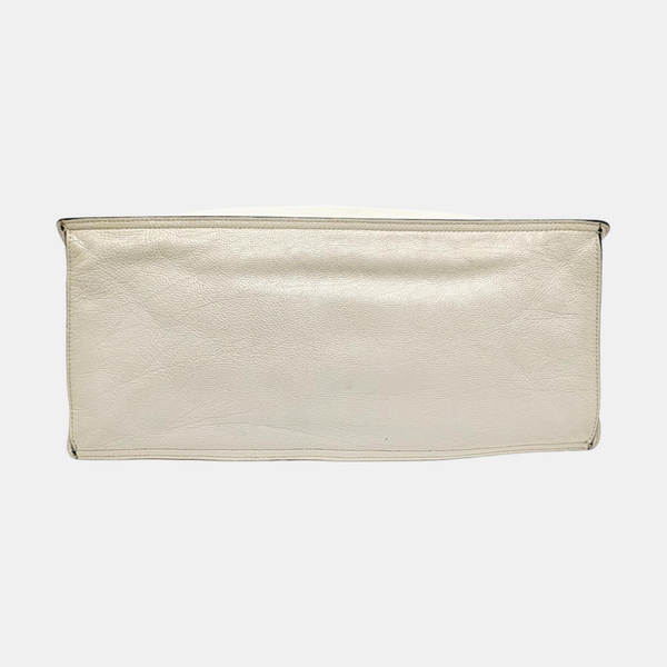 Etiquette Calfskin White