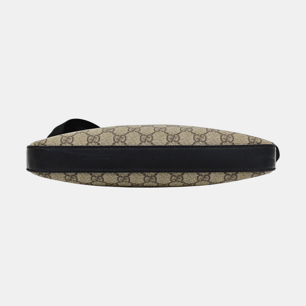GG Supreme Monogram Coated Canvas Black