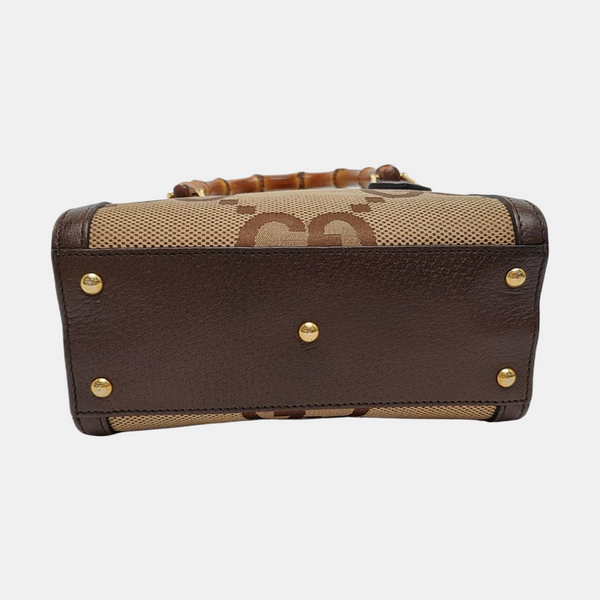 Diana Mini Monogram Canvas Beige