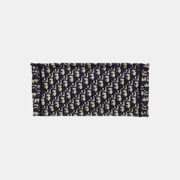 Book Tote Medium Oblique Canvas Blue
