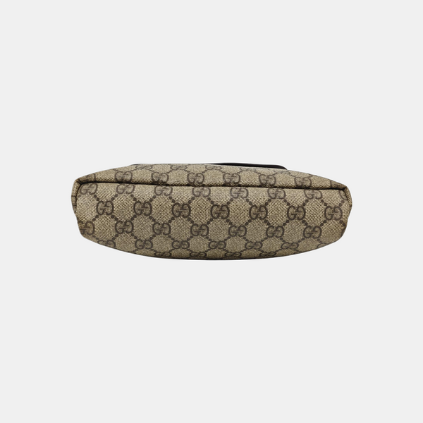 GG Supreme Monogram Coated Canvas Black