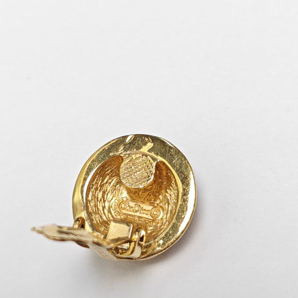 Metal Gold Clip On Earrings