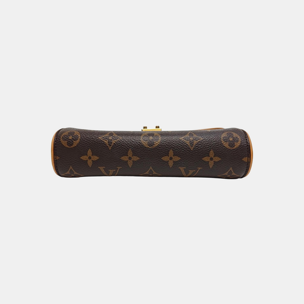 Pochette Camille Monogram Coated Canvas Brown