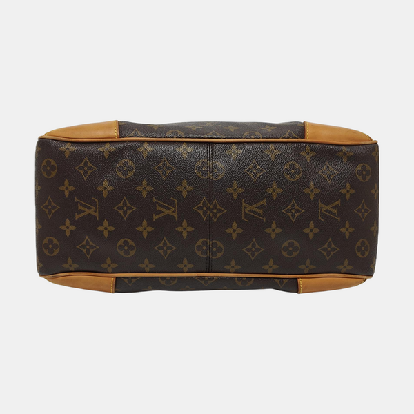 ESTRELA MM Monogram Coated Canvas Brown