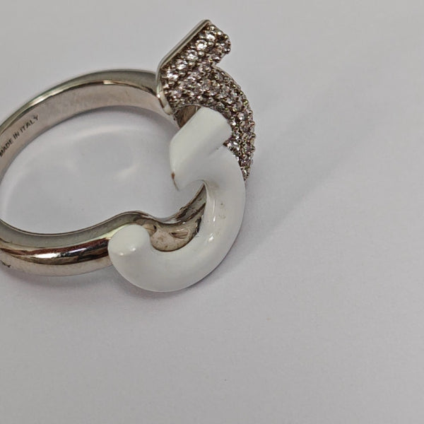 Metal Silver Ring EU 52