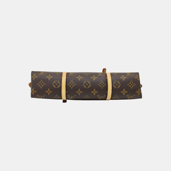 SQUIRE EAST WEST Monogram Coated Canvas Brown