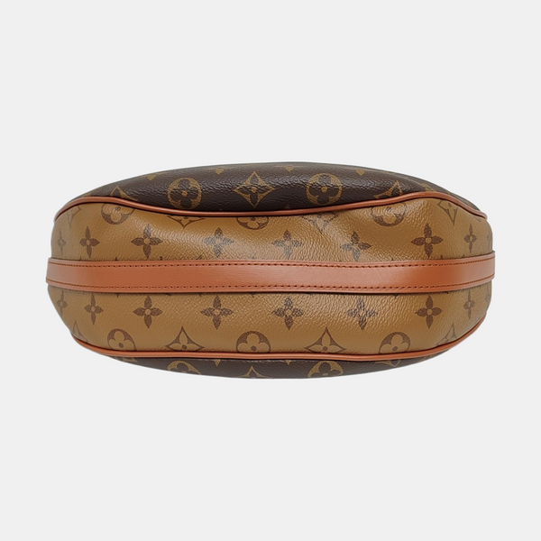 LOOP HOBO Monogram Coated Canvas Brown