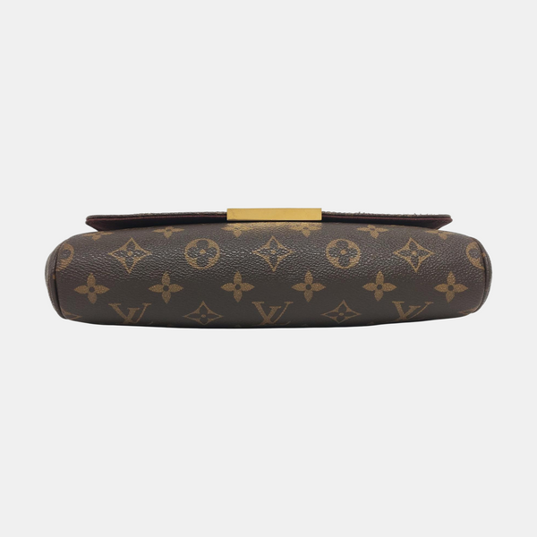 FAVORITE MM Monogram Coated Canvas Brown