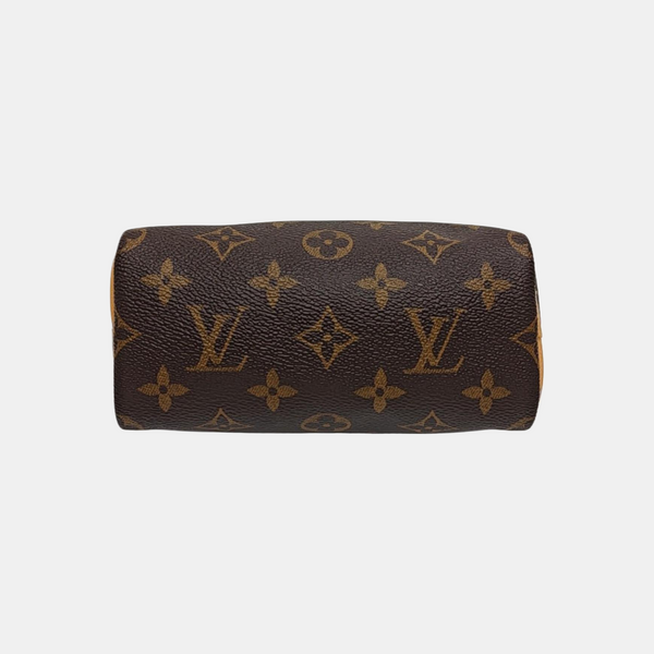 SPEEDY Nano Monogram Coated Canvas Brown