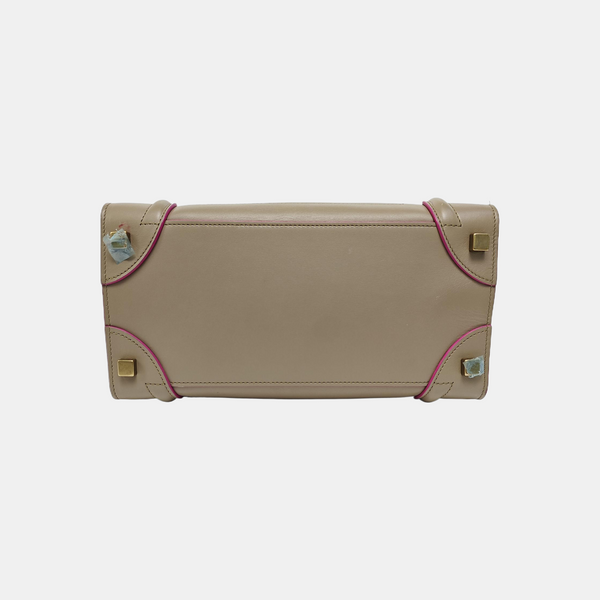 LUGGAGE Micro Calfskin Gray