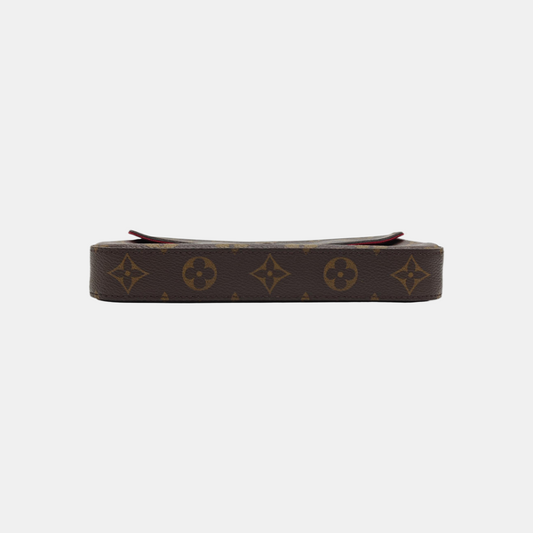 FÉLICIE Monogram Coated Canvas Brown