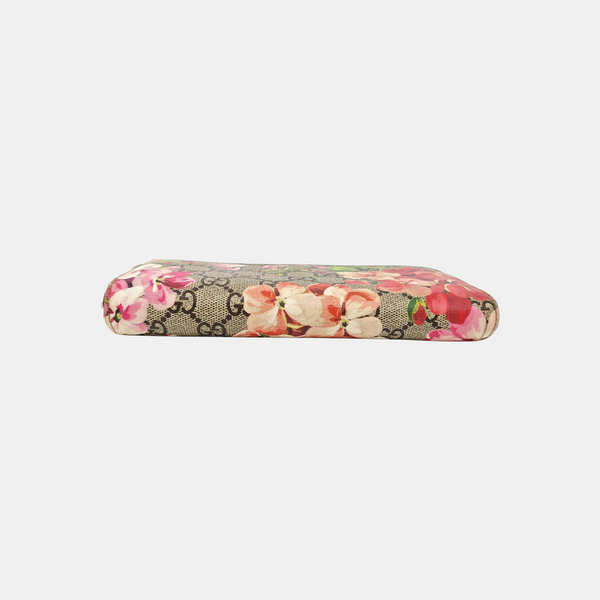 GG Blooms Monogram Coated Canvas Beige Wallet