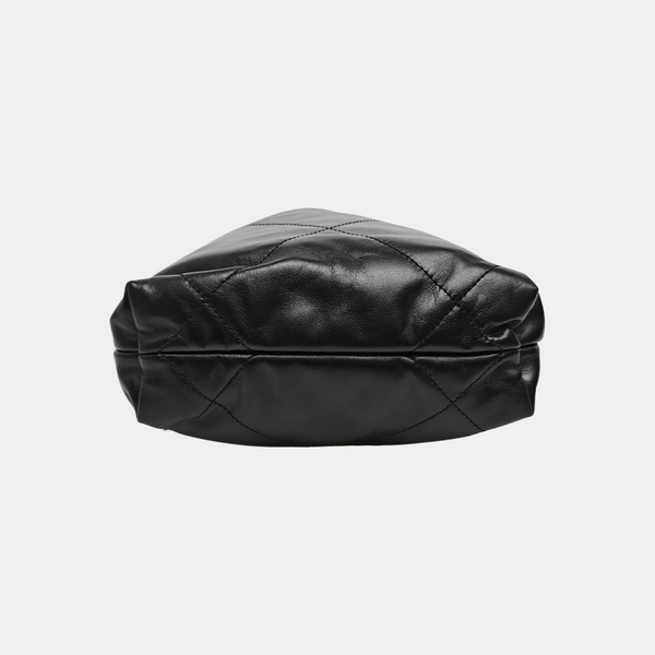 CHANEL 22 Mini Quilted Calfskin Black