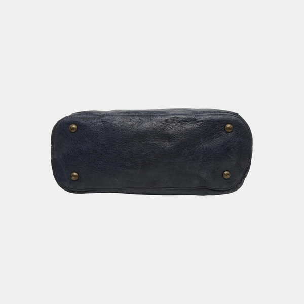 Classic City Medium Calfskin Blue