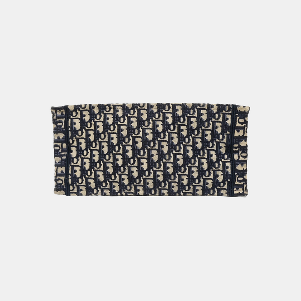 Book Tote Medium Oblique Canvas Blue