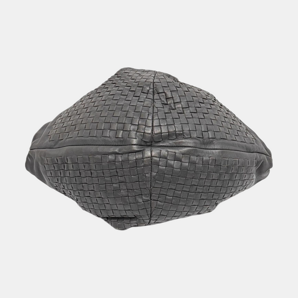 Lambskin Shoulder Bag Gray