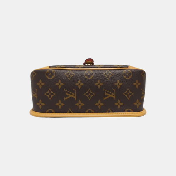 DIANE Monogram Coated Canvas Brown
