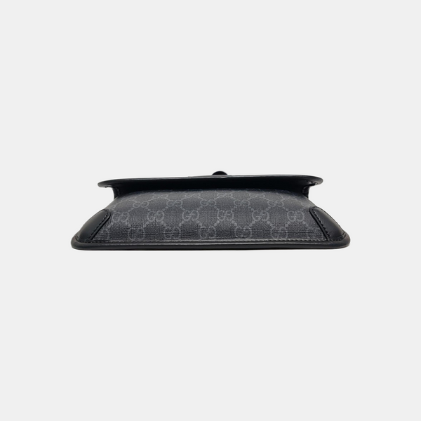 Neo Vintage Monogram Coated Canvas Black