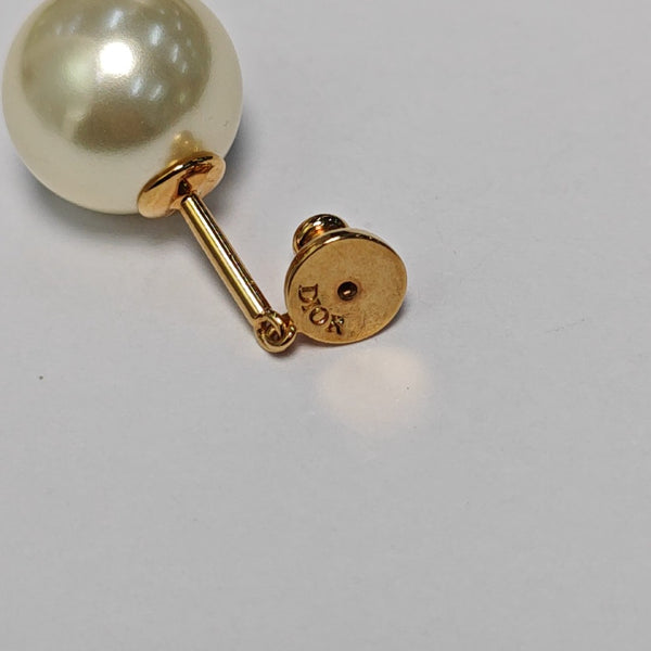 My Abcdior Tribale Brass White Earrings