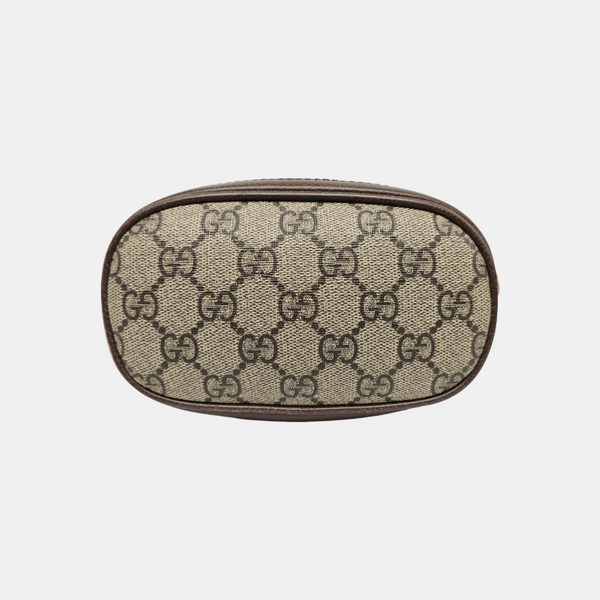 Ophidia Mini Monogram Coated Canvas Beige