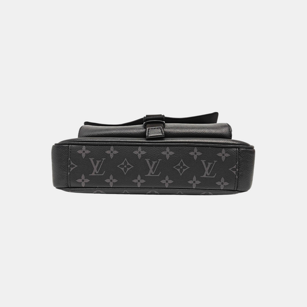 TAIGARAMA Monogram Coated Canvas Black