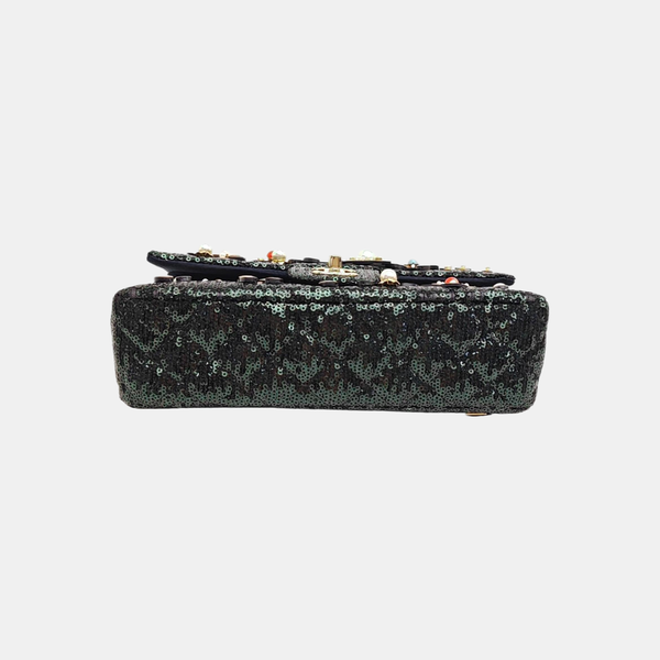 Special Material Shoulder Bag Green