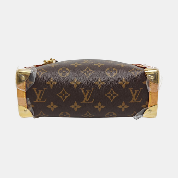 SIDE TRUNK MM Monogram Coated Canvas Brown