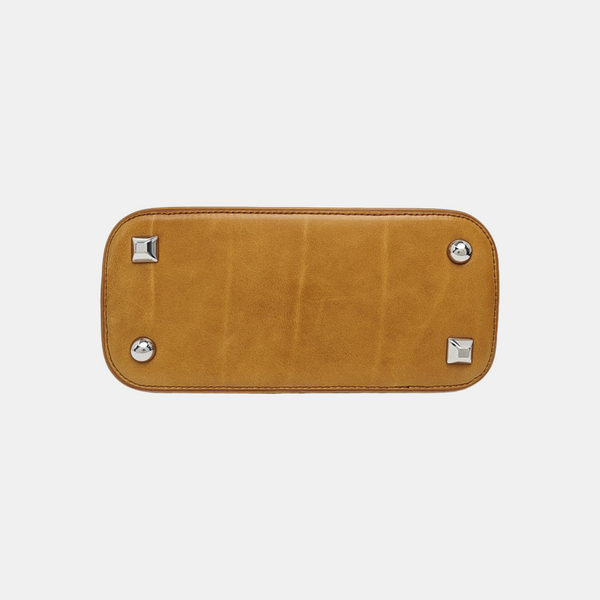 Calfskin Shoulder Bag Brown
