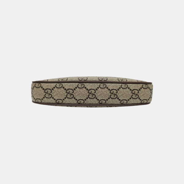 Ophidia Mini Monogram Coated Canvas Beige