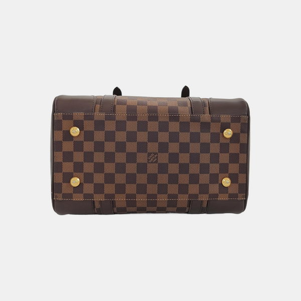BERKELEY Damier Ebene Coated Canvas Brown