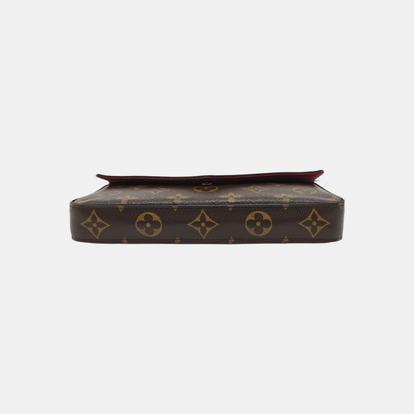 FÉLICIE Monogram Coated Canvas Brown
