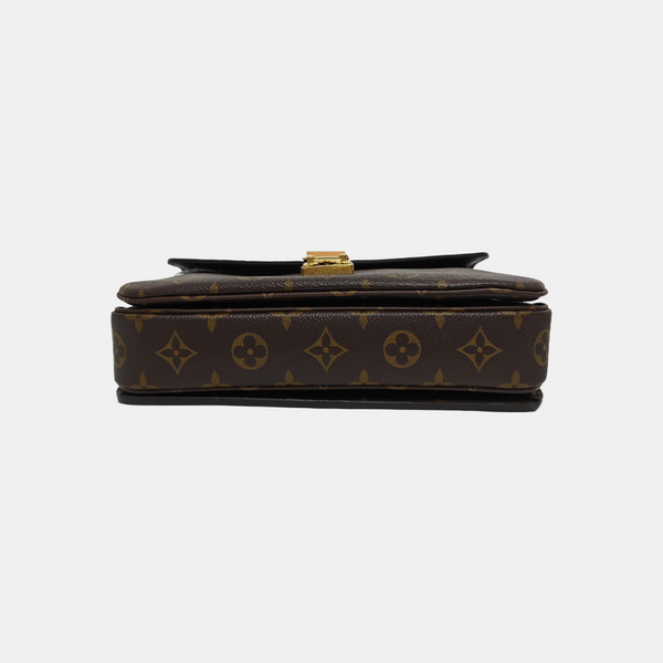 MÉTIS MM Monogram Coated Canvas Brown