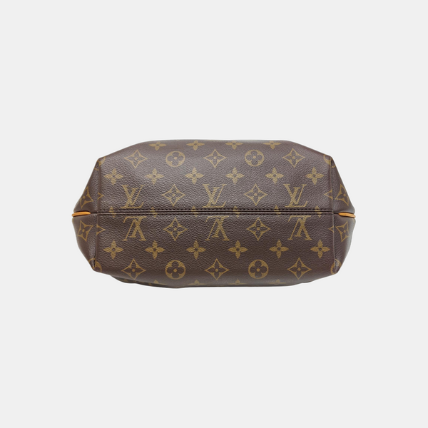 TURENNE Monogram Coated Canvas Brown